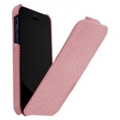 Чехол книжка Borofone для iPhone 5 розовый