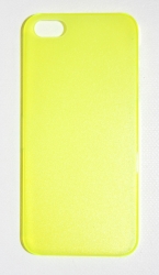 Пластиковая накладка для iPhone 5 желтый