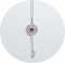 Ключик красный Tiffany серебряный 925