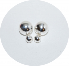 Серьги Dior из серебра 17 мм