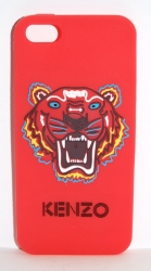 Чехол Kenzo Тигр для iPhone 5 красный