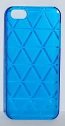 Чехол Ромбик для iPhone 5 синий