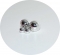 Серьги Диор шарики металлизированные серебро
