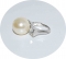 Кольцо в стиле Диор жемчужина и камень