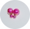 Пусеты шарики Dior розовые
