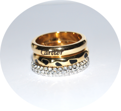 Тройное кольцо Cartier