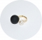 Кольцо Dior черный матовый и жемчуг