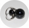 Кольцо Dior черное