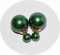 Серьги Mise En Dior жемчужно зеленые