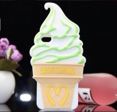 Чехол Moschino Мороженое для iPhone 5 зеленый
