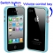 Бампер для iPhone 4S Голубой