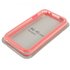 Бампер для iPhone 4S Розовый