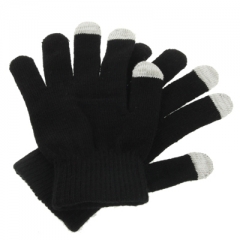 Перчатки для iPhone 4S черные