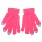 Перчатки для iPhone 5S розовые