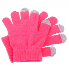 Перчатки для iPhone 5 розовые