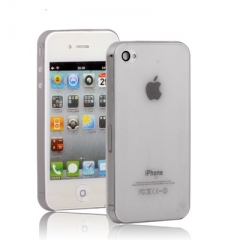 Ультратонкий чехол для iPhone 4S серый