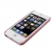 Кожаный чехол - накладка для iPhone 5S розовый