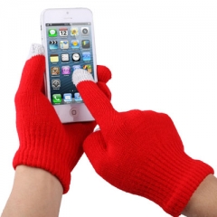 Перчатки для iPhone 4S красные