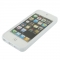 Чехол силиконовый для iPhone 5S матовый белый 