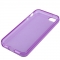 Силиконовый чехол для iPhone 5 фиолетовый глянцевый