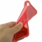 Силиконовый чехол для iPhone 5S глянцевый красный