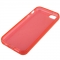 Силиконовый чехол для iPhone 5 глянцевый красный