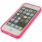 Чехол силиконовый для iPhone 5 глянцевый розовый