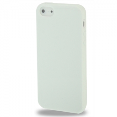 Чехол силиконовый для iPhone 5 белый 