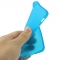Чехол силиконовый для iPhone 5 матовый синий