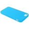 Чехол силиконовый для iPhone 5S матовый синий