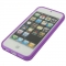 Силиконовый чехол для iPhone 5 фиолетовый матовый