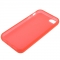 Силиконовый чехол для iPhone 5 красный матовый