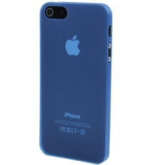 Ультратонкий чехол для iPhone 5S синий