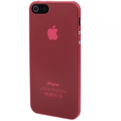 Ультратонкий чехол для iPhone 5S красный