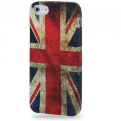 Чехол силиконовый для iPhone 5 Британский Флаг