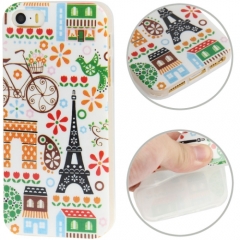Чехол силиконовый Париж для iPhone 5