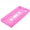 Чехол Кассета для iPhone 5S розовый