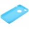 Чехол силиконовый для iPhone 5S голубой