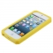 Чехол силиконовый для iPhone 5 желтый