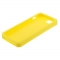 Чехол силиконовый для iPhone 5S желтый