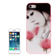 Чехол силиконовый для iPhone 5S Girl
