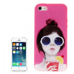Чехол силиконовый для iPhone 5 Girl 2