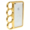Чехол Кастет для iPhone 5S золотой