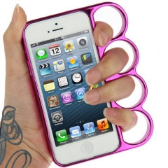 Чехол Кастет для iPhone 5 малиновый