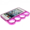 Чехол Кастет для iPhone 5S малиновый