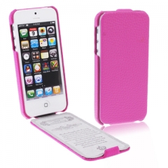 Чехол-книжка для iPhone 5S розовый
