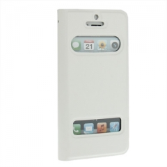 Чехол - книжка Flip Case для iPhone 5 белый