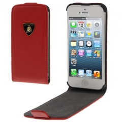 Чехол - книжка Lamborghini для iPhone 5S красный