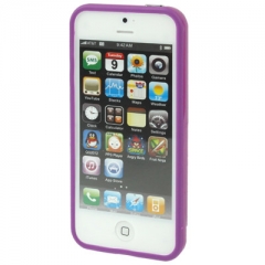 Бампер для iPhone 5 фиолетовый 