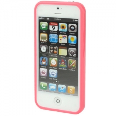 Бампер для iPhone 5 розовый